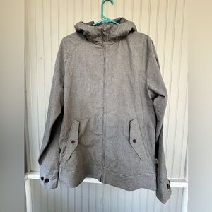 Vans Men's Gray Hooded Shirt Jacket